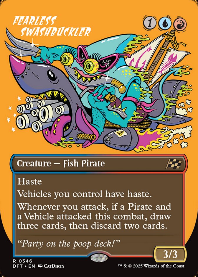 Magic-kaart Fearless Swashbuckler DFT-346 uit Aetherdrift (Rare)