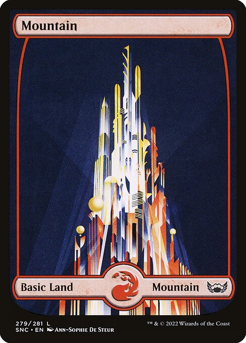 Mountain – Streets of New Capenna (SNC-279) Magic: The Gathering card