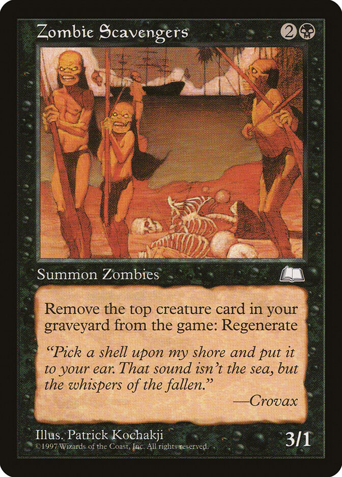 Magic-kaart Zombie Scavengers WTH-87 uit Weatherlight (Common) Hoofdafbeelding