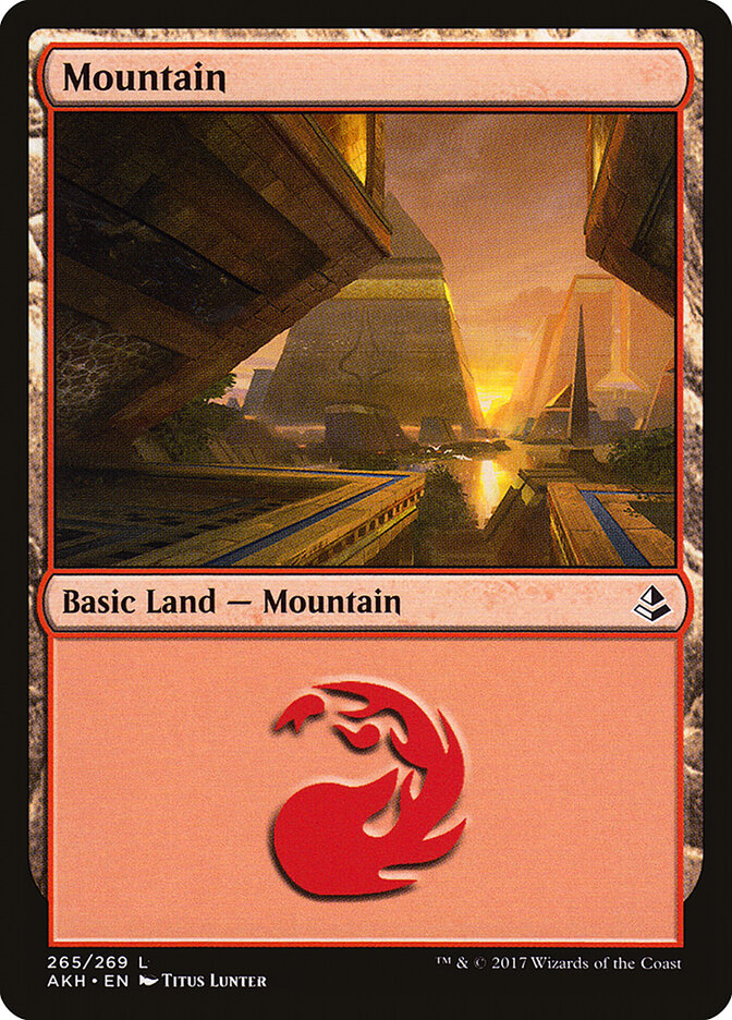 Mountain (V.3) - Amonkhet (Land) [AKH-265] Image principale du produit