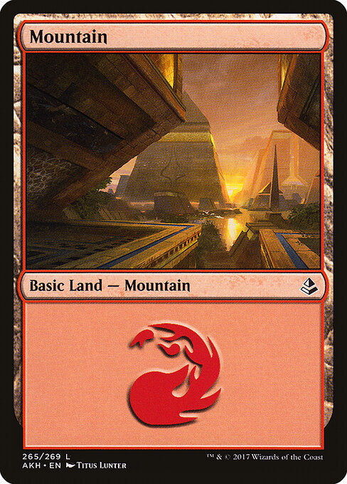 Mountain – Amonkhet (AKH-265) Magic: The Gathering card