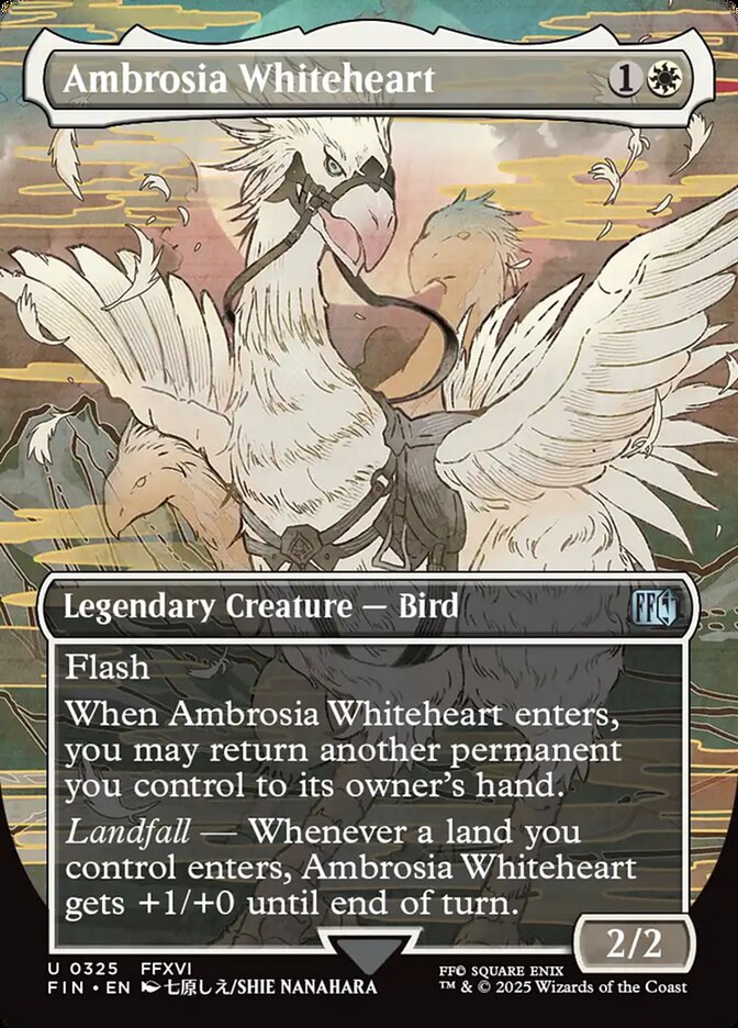 Magic-kaart Ambrosia Whiteheart XFIN-325 uit Magic: The Gathering - FINAL FANTASY: Extras (Uncommon) Immagine principale del prodotto