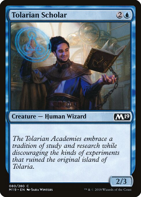 Tolarian Scholar – Core Set 2019 (M19-80) Magic: The Gathering card | LC-REM-20260804-15150880883020-2eda67da-02b5-4ecb-9038-10e026d454ec