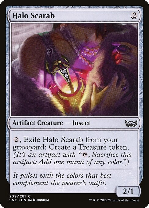Halo Scarab – Streets of New Capenna (SNC-239) Magic: The Gathering card