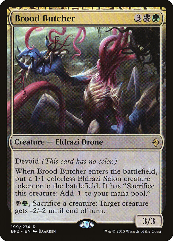 Brood Butcher - Battle for Zendikar (Rare) [BFZ-199] Hoofdafbeelding