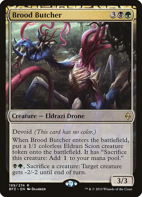 Brood Butcher – Battle for Zendikar (BFZ-199) Magic: The Gathering card