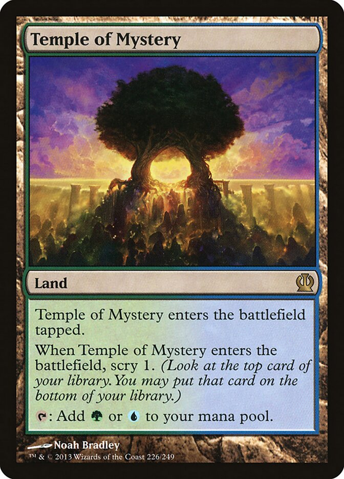 Magic-kaart Temple of Mystery THS-226 uit Theros (Rare)