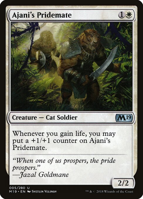 Ajani's Pridemate – Core Set 2019 (M19-5) Magic: The Gathering card | LC-REM-20260804-15151520219468-2f717e04-c078-4696-9ed6-e973033d7be0 Main image