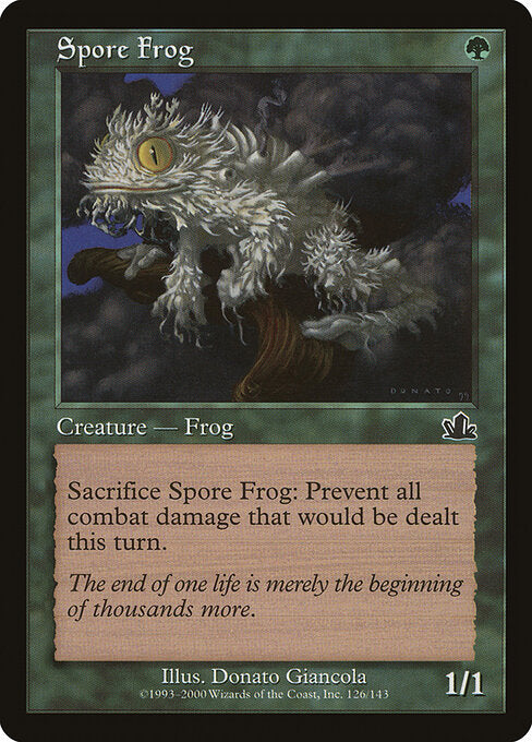 Spore Frog – Prophecy (PCY-126) Magic: The Gathering card | LC-REM-20260804-15476051509580-2f752339-003d-4ded-b2bf-e4200fc8d5d6
