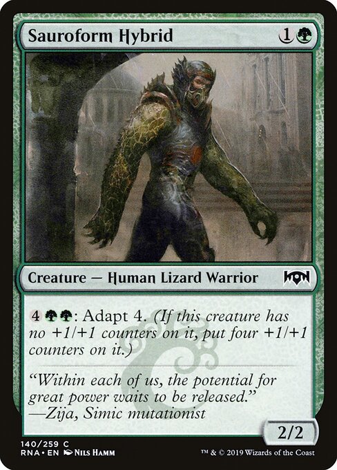 Sauroform Hybrid – Ravnica Allegiance (RNA-140) Magic: The Gathering card