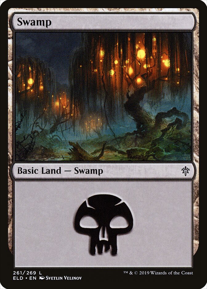 Swamp (V.4) - Throne of Eldraine (Land) [ELD-261] Imagen principal del producto