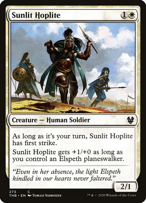 Sunlit Hoplite – Theros Beyond Death (THB-273) Magic: The Gathering card | LC-REM-20260804-15418365411660-2f89cf0f-f682-44f8-879c-ed1e22f849b0 Hauptbild