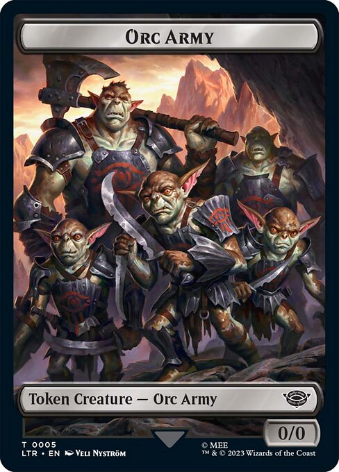Orc Army – Tales of Middle-earth Tokens (TLTR-5) Magic: The Gathering card | LC-REM-20260804-15150810431820-2f8b43e8-dd89-452e-b572-8559e19fdea2