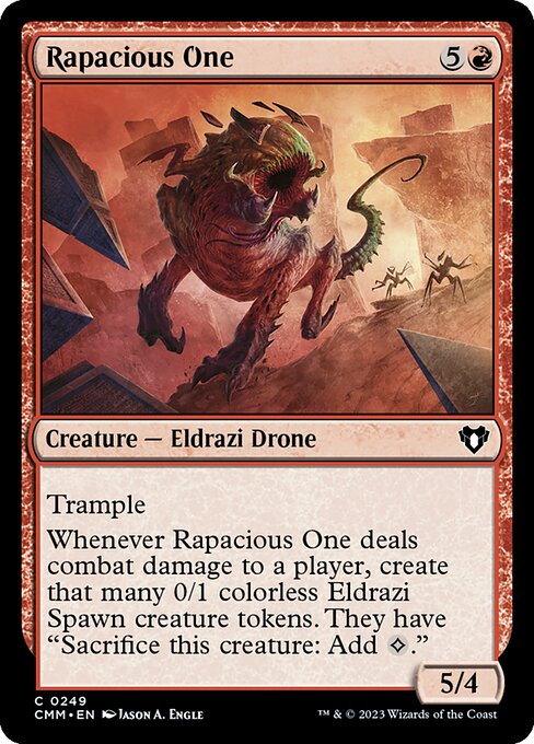 Rapacious One – Commander Masters (CMM-249) Magic: The Gathering card