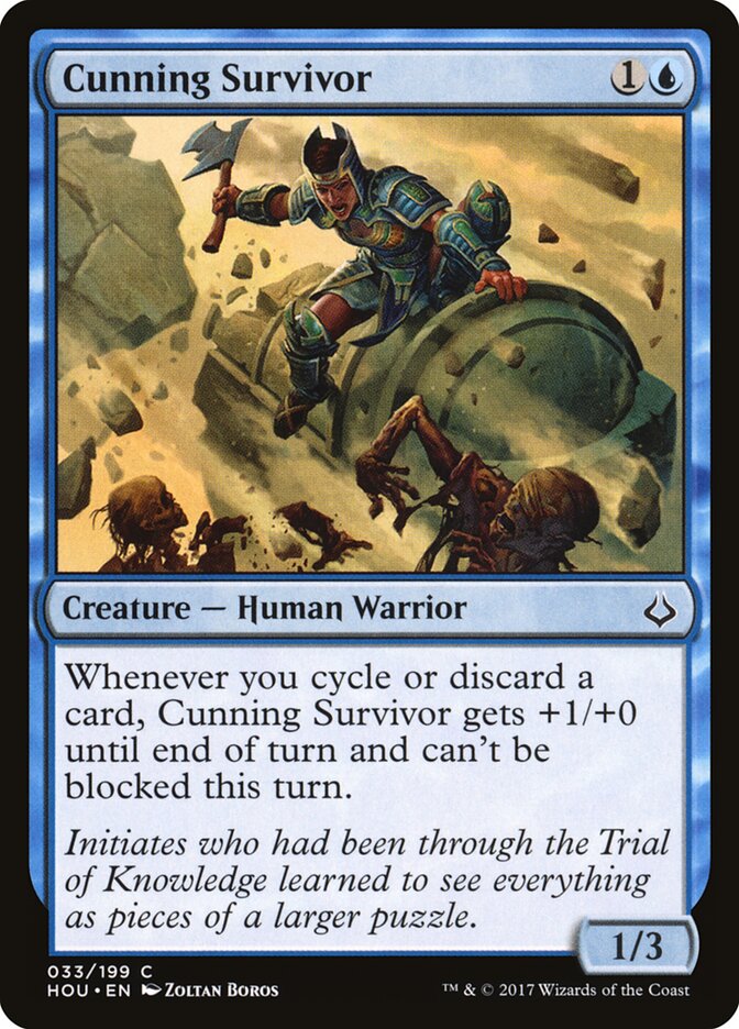 Cunning Survivor - Hour of Devastation (Common) [HOU-33]