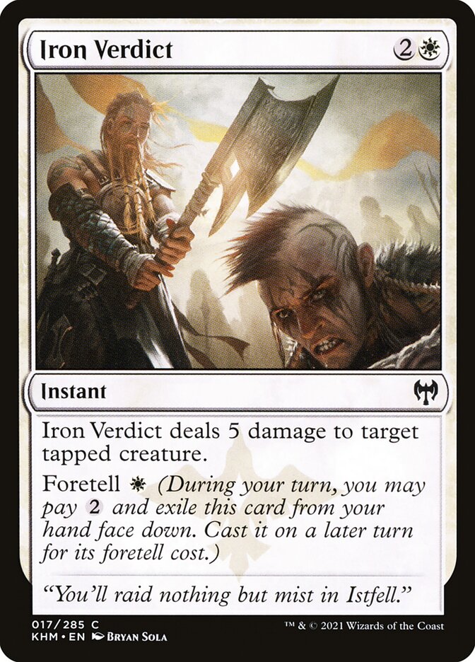 Iron Verdict - Kaldheim (Common) [KHM-17] Immagine principale del prodotto