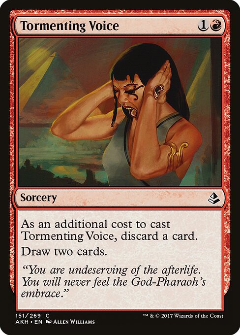 Tormenting Voice – Amonkhet (AKH-151) Magic: The Gathering card | LC-REM-20260804-15150708556108-2fb5fbcb-b1fb-4ded-a48d-4fcb501c6b68