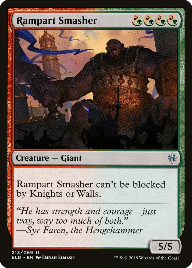 Rampart Smasher - Throne of Eldraine (Uncommon) [ELD-213]