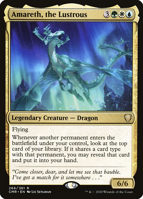 Amareth, the Lustrous – Commander Legends (CMR-266) Magic: The Gathering card Image principale du produit