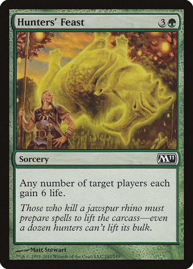 Hunters' Feast - Magic 2011 (Common) [M11-182]