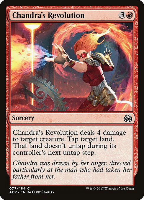 Chandra's Revolution – Aether Revolt (AER-77) Magic: The Gathering card