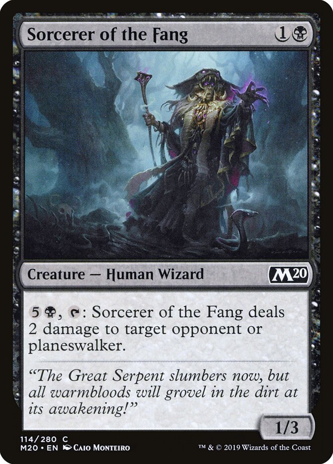 Sorcerer of the Fang - Core 2020 (Common) [M20-114]
