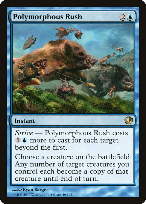 Polymorphous Rush – Journey into Nyx (JOU-46) Magic: The Gathering card