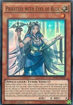 Priestess with Eyes of Blue - 2017 Mega-Tin Mega Pack (Super Rare) [MP17-055] Hover Image
