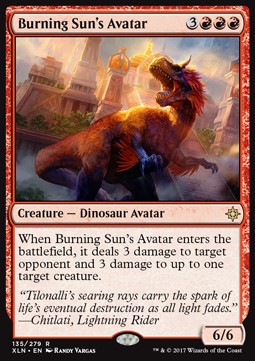 Burning Sun's Avatar - Ixalan (Rare) [XLN-135] Hover Image