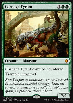 Carnage Tyrant - Ixalan (Mythic) [XLN-179] Main image