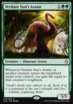 Verdant Sun's Avatar - Ixalan (Rare) [XLN-213] Imagen principal del producto