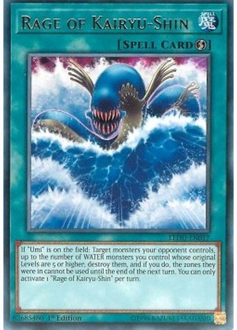 Rage of Kairyu-Shin — Legendary Duelists (LEDU-017) Yu-Gi-Oh! card Imagen principal del producto