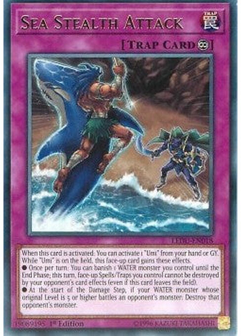 Sea Stealth Attack — Legendary Duelists (LEDU-018) Yu-Gi-Oh! card Imagen principal del producto