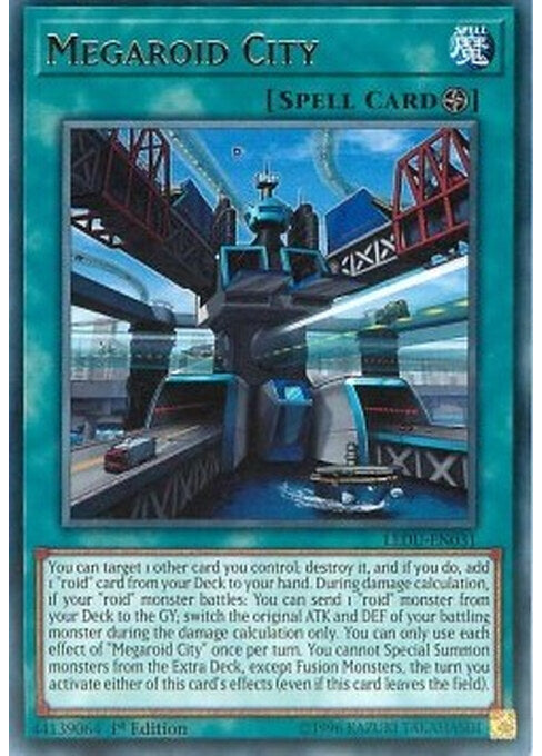 Megaroid City — Legendary Duelists (LEDU-031) Yu-Gi-Oh! card Main image