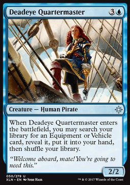 Deadeye Quartermaster - Ixalan (Uncommon) [XLN-50] Immagine principale del prodotto