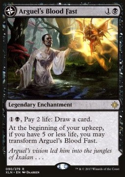 Arguel's Blood Fast / Temple of Aclazotz - Ixalan (Rare) [XLN-90] Hover Image