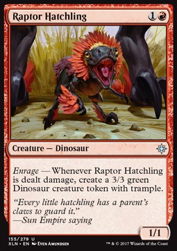 Raptor Hatchling - Ixalan (Uncommon) [XLN-155] Immagine principale del prodotto