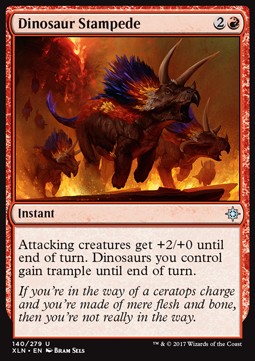 Dinosaur Stampede - Ixalan (Uncommon) [XLN-140] Immagine principale del prodotto