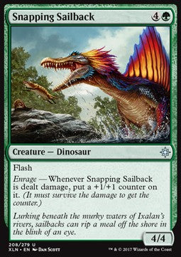 Snapping Sailback - Ixalan (Uncommon) [XLN-208] Immagine principale del prodotto