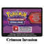 Online Code Card (Booster) - Crimson Invasion (Online Code Card)