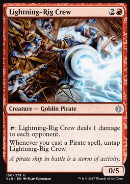 Lightning-Rig Crew - Ixalan (Uncommon) [XLN-150] Hauptbild