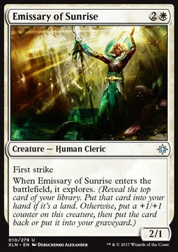 Emissary of Sunrise - Ixalan (Uncommon) [XLN-10] Hover Image