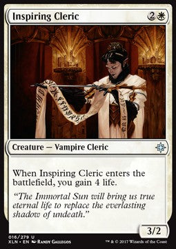 Inspiring Cleric - Ixalan (Uncommon) [XLN-16]