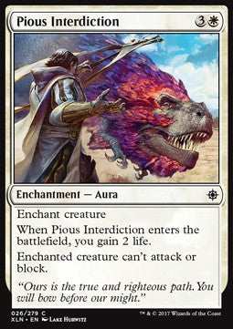 Pious Interdiction - Ixalan (Common) [XLN-26] Hoofdafbeelding