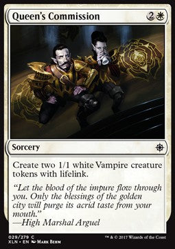 Queen's Commission - Ixalan (Common) [XLN-29] Hoofdafbeelding