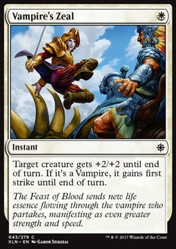 Vampire's Zeal - Ixalan (Common) [XLN-43] Hoofdafbeelding