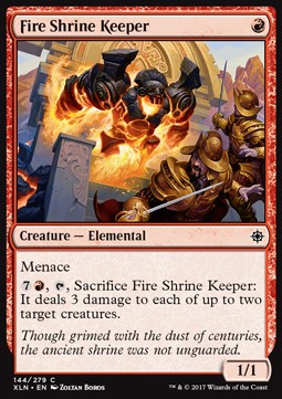 Fire Shrine Keeper - Ixalan (Common) [XLN-144] Immagine principale del prodotto
