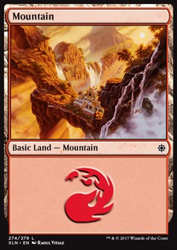 Mountain (V.3) - Ixalan (Land) [XLN-274]