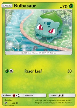 Bulbasaur - Shining Legends (Common) [SLG-1] Hover Image