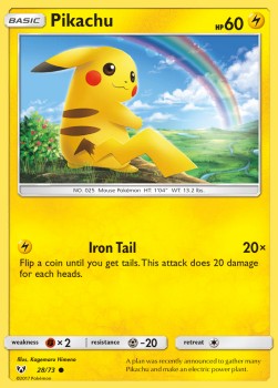Pikachu - Shining Legends (Common) [SLG-28] Hauptbild